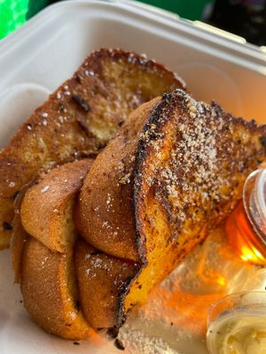 French toast 😍  at De La Tierra Vegan Food Truck in San Jose