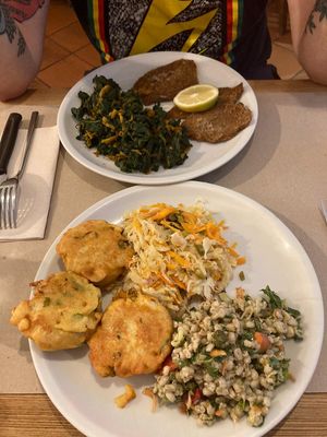 mixed platters at La Cucina Dei Colori in Catania