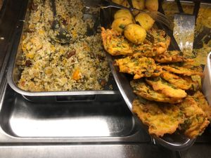 Vegan lunch buffet  at La Cucina Dei Colori in Catania