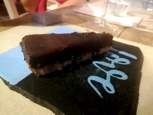 Raw Chocolate Coconut Cake at La Cucina Dei Colori in Catania