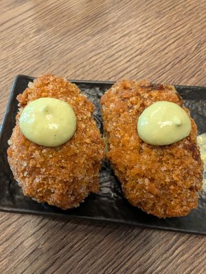 Croquetas de mijo at Noranta Tres in Escaldes-engordany