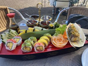 Sushi platter at Buddha & Sakura in Calheta