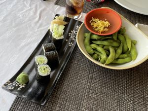 Hosomaki and Edamame   at Buddha & Sakura in Calheta