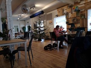 Christmas decs up 😊🤶🎅⛄ at Blue Bar in Porthtowan