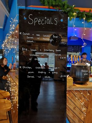 Just one vegan special at Blue Bar in Porthtowan