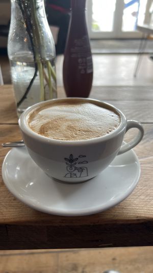 Soya latte  at Blue Bar in Porthtowan