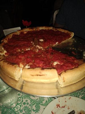 Vegan deep dish at Masa of Echo Park in Los Angeles