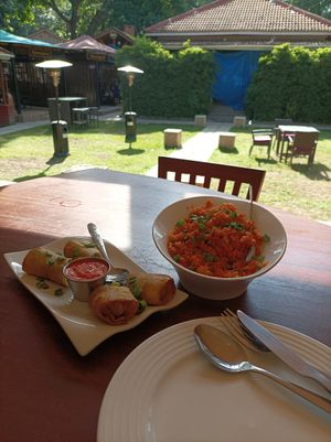 Nice restaurant with nice food 😊 at Amber Restaurant in Arusha