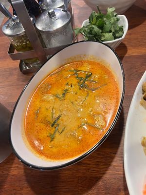 Panang Curry with Tofu (vegan)  at Pad Thai Siam in Jeju
