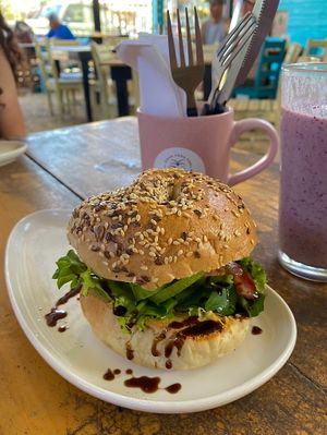 Indian vibes   at Nalu Bagel & Cafe in Tamarindo