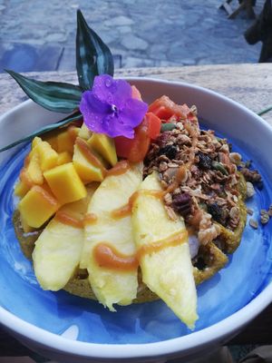 Waffles at Yay Sustainable Restaurant in Magdalena