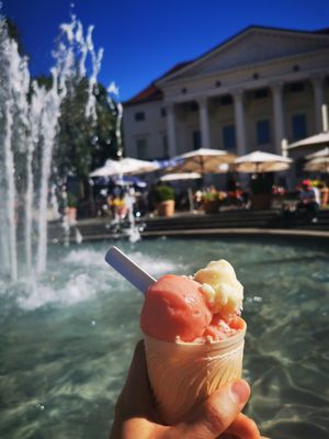 Sorbet. at Stenz Eis in Regensburg