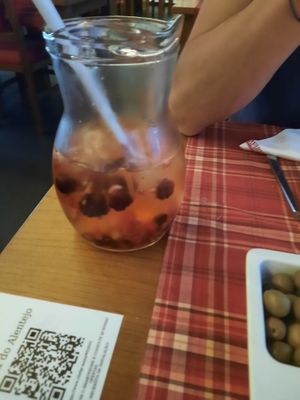 sangria at Varanda do Alentejo in Marvao