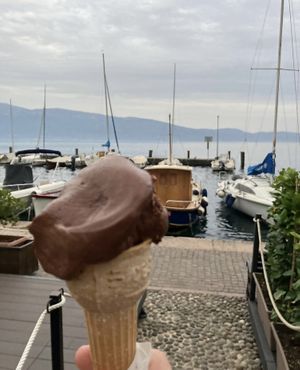   at Gelateria Azzurra in Gargnano