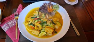 Vegan kokoscurry at Tradition aus Vietnam in Aachen