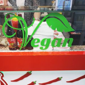 Statement inside :) at King of Çiğ Köfte in Aachen