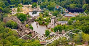 Park overview at Efteling in Kaatsheuvel