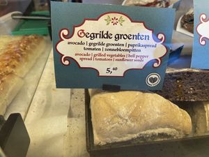 Toppings vegan sandwich   at Efteling in Kaatsheuvel