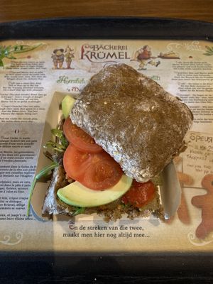 Broodje gegrilde groenten  at Efteling in Kaatsheuvel