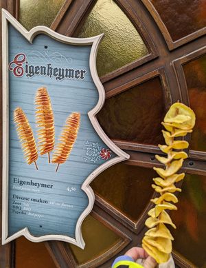 fried potato snack at Efteling in Kaatsheuvel