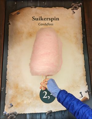 suikerspin (cotton candy) at Efteling in Kaatsheuvel
