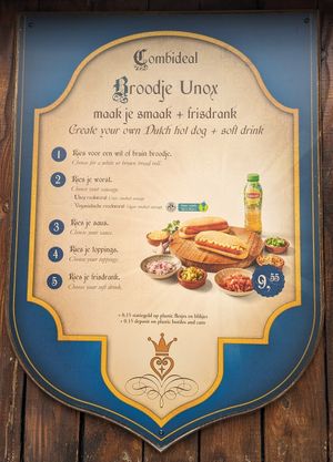 vegan smoked sausage @ De Smaeckmaker at Efteling in Kaatsheuvel