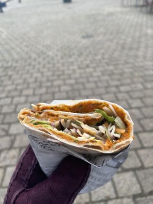 Vegan Turkish pizza   at Efteling in Kaatsheuvel