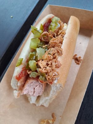 Hot dog at Efteling in Kaatsheuvel