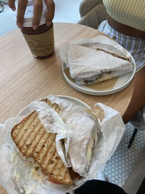 Caprese sandwich! at The Chocolate Chip Bakery in Miami
