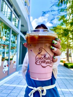Best Seller Purple Rain Lavender Latte! at The Chocolate Chip Bakery in Miami