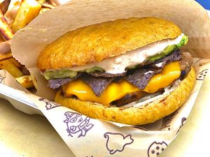 Amazing Burgers at The Chocolate Chip Bakery in Miami