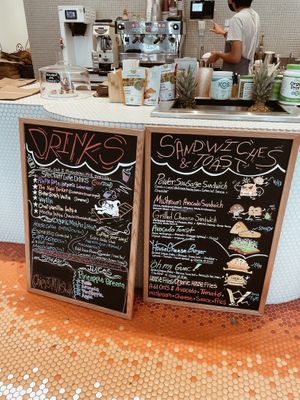 Menus at The Chocolate Chip Bakery in Miami