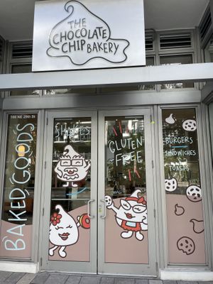 Outside  at The Chocolate Chip Bakery in Miami