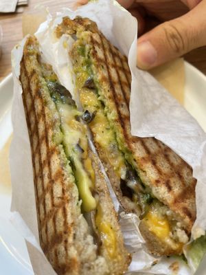 Grilled cheese  at The Chocolate Chip Bakery in Miami