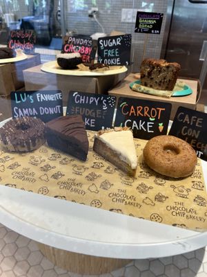 Their top 4 baked goods #Veganuary at The Chocolate Chip Bakery in Miami