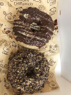 Samoa on top. Both were great   at The Chocolate Chip Bakery in Miami