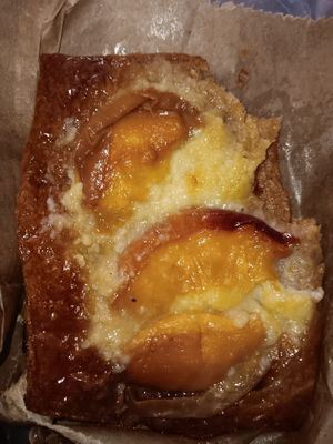 Peach Tart  at Motzi Bread in Baltimore