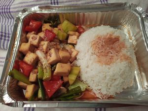 Sweet and sour tofu at Asia Food By Pralet in Pula