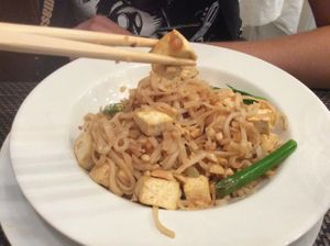 The scrumptious vegan Pad Thai at Asia Food By Pralet in Pula
