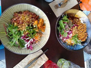 Bitte probieren 😊 at Bodhicitta Vegan Bowl in Berlin