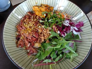 BÚN XÁ XIU at Bodhicitta Vegan Bowl in Berlin