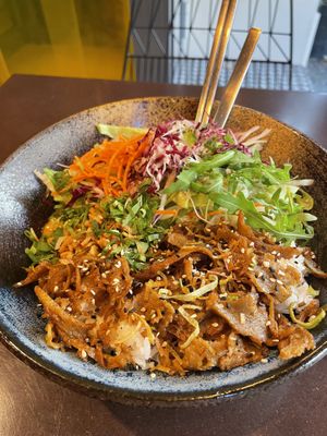 Memory Nuss, with seitan  at Bodhicitta Vegan Bowl in Berlin