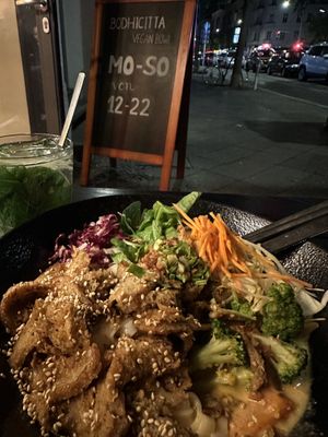 Seitan cocos Bowl   at Bodhicitta Vegan Bowl in Berlin