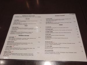 Menu Part 2 at Bodhicitta Vegan Bowl in Berlin