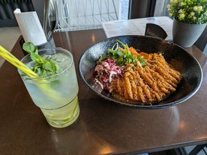 Chanh Da and Mien Tron at Bodhicitta Vegan Bowl in Berlin