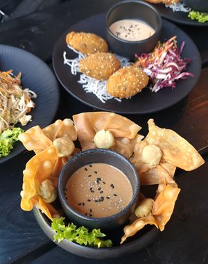 Wantan at Bodhicitta Vegan Bowl in Berlin