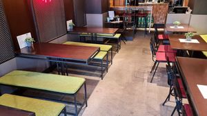 Interior of restaurant at Bodhicitta Vegan Bowl in Berlin