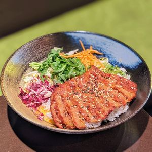 Vegan Red Curry Bowl at Bodhicitta Vegan Bowl in Berlin