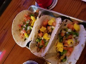 Jerk Chick'n Tacos at Pouring Glory in Fort Worth