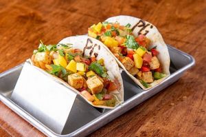 Grilled or Blackened Tofu Tacos at Pouring Glory in Fort Worth